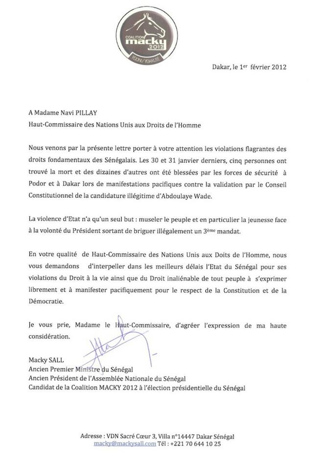 Plainte de Macky SALL au Haut Commissariat des Nations Unies aux Droits de lhomme (1).jpg